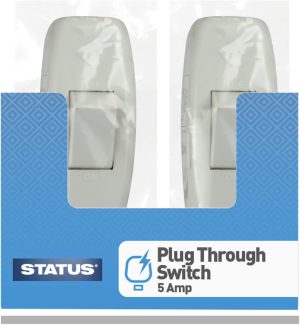 STATUS 5A IN-LINE / PLUG THROUGH LAMP SWITCH