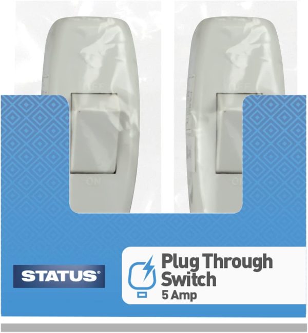 STATUS 5A IN-LINE / PLUG THROUGH LAMP SWITCH