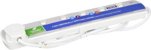 STATUS 6 GANG INDIVIDUALLY SWITCHED EXTENSION LEAD 2M 13A