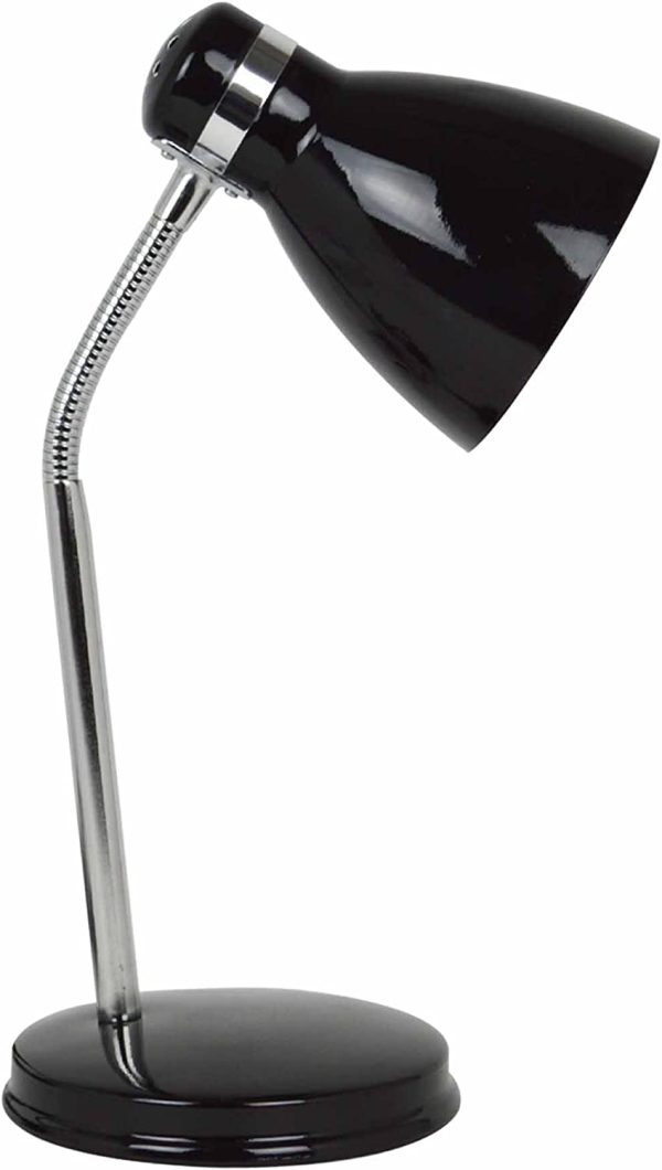 STATUS MADRID BLACK DESK LAMP EDISON SCREW / ES