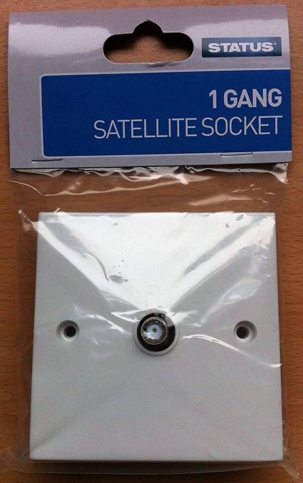 STATUS 1 GANG SATELLITE SOCKET IN