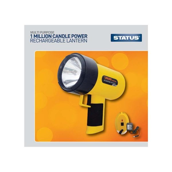 STATUS 1 MILLION CANDLE POWER RECHARGEABLE LED LANTERN TORCH