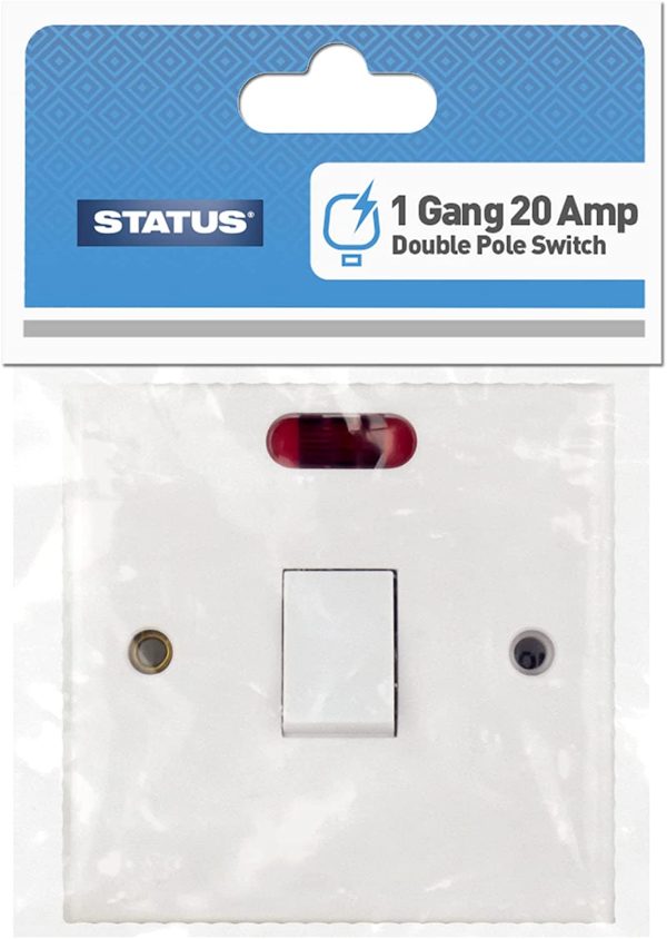 STATUS 20A DOUBLE POLE SWITCH