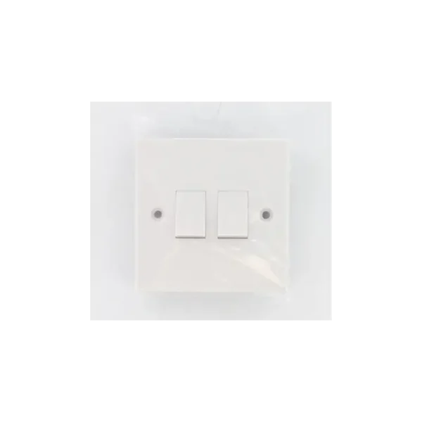 STATUS TWIN / 2 GANG 2 WAY LIGHT SWITCH