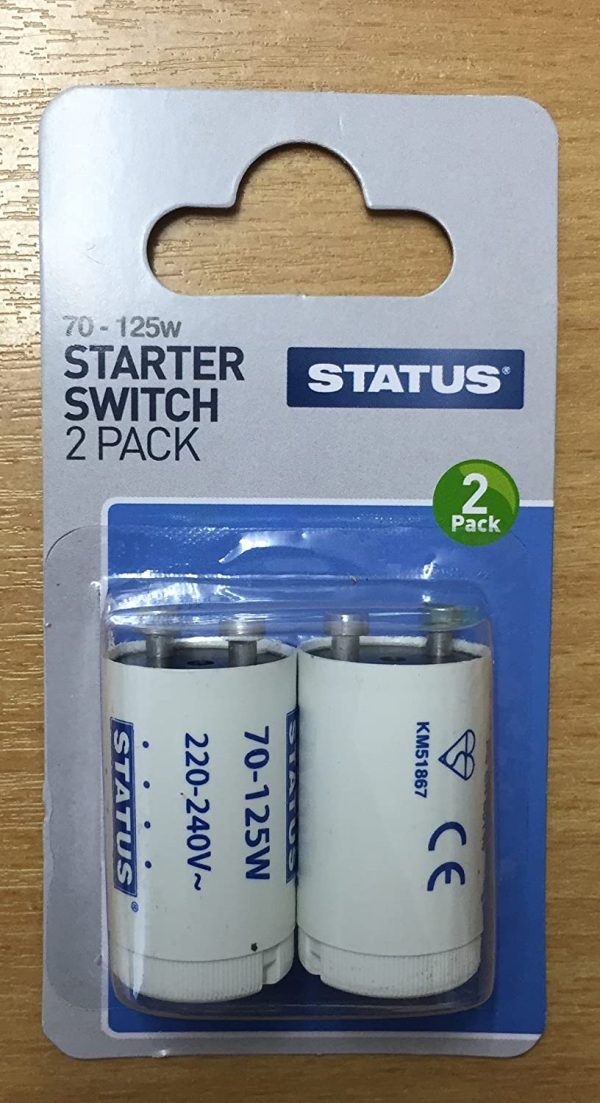 STATUS FSU FLUORESCENT STARTER 70-125W PACK OF 2