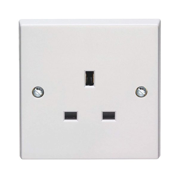 STATUS 13A SINGLE / 1 GANG UNSWITCHED WALL SOCKET