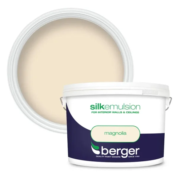 BERGER SILK EMULSION MAGNOLIA 10L