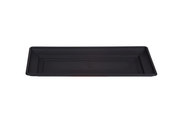 WHITEFURZE VENETIAN WINDOW PLANTER BOX TRAY 40CM - BLACK