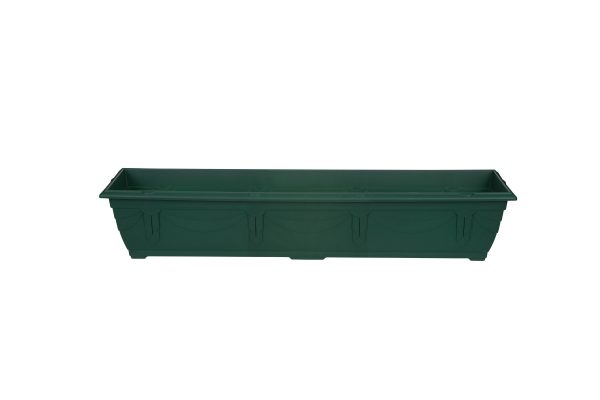 WHITEFURZE VENETIAN WINDOW BOX / PLANTER 90CM - FOREST GREEN