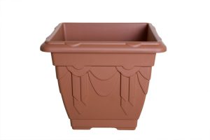 WHITEFURZE SQUARE VENETIAN PLANTER 41CM - TERRACOTTA