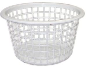 PLASTIC MINI DELTA ROUND LAUNDRY BASKET
