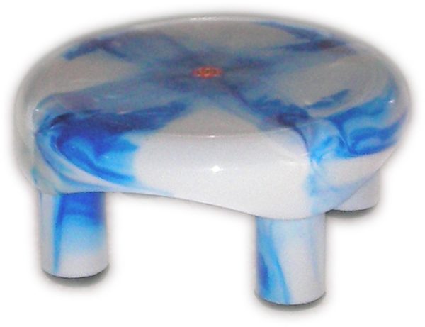 PLASTIC ROUND STOOL DOUBLE COLOURS