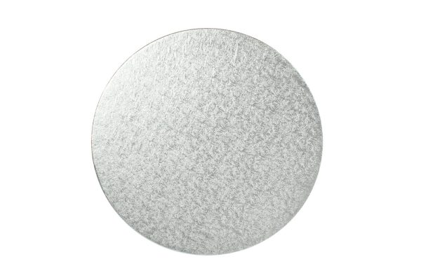 DORIC 14 INCH ROUND SILVER CAKE BOARDS PACK OF 10