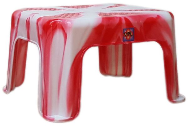 PLASTIC SML STEP STOOL DOUBLE COLOUR