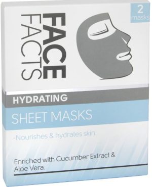 FACE FACTS SHEET MASK HYDRATING 20ML PACK OF 2