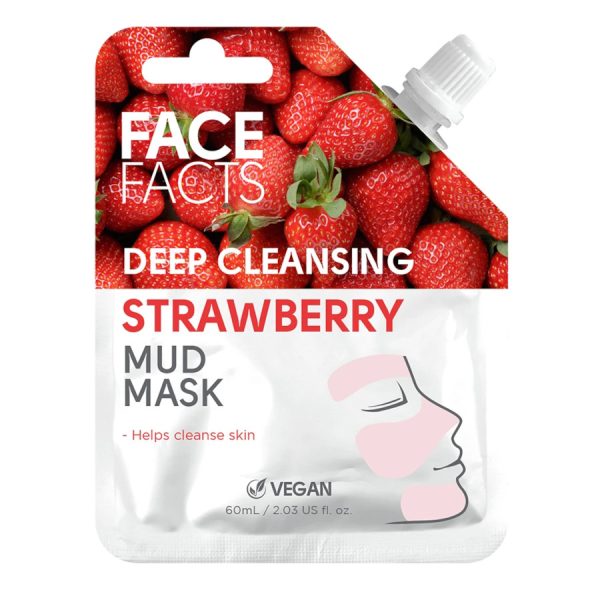 FACE FACTS STRAWBERRY DEEP CLEANSING MUD MASK - 60ML