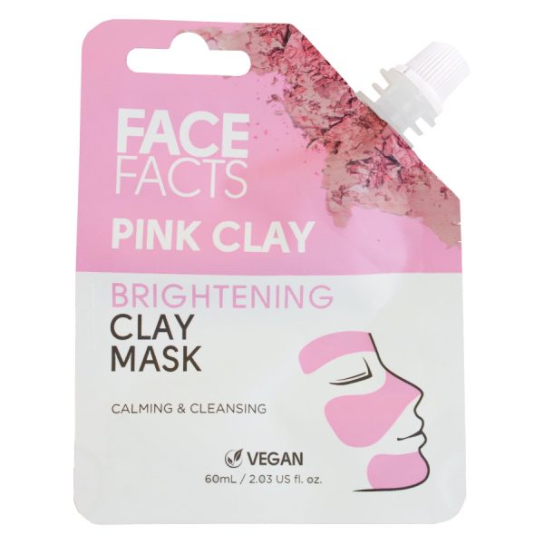 FACE FACTS PINK BRIGHTNING CLAY MASK 60ML