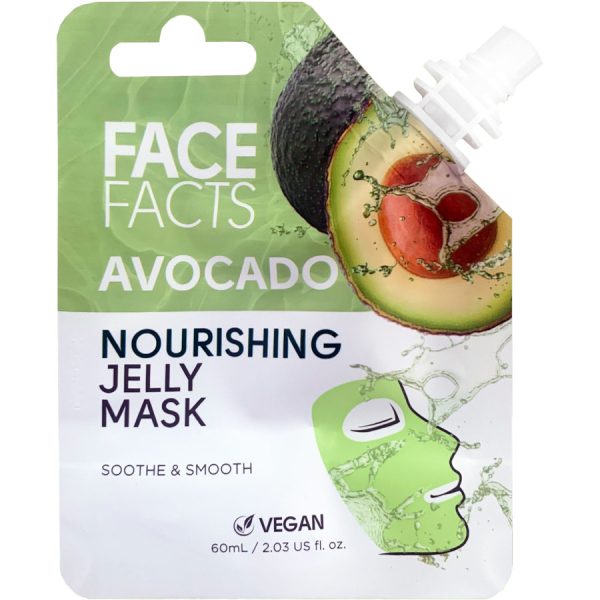 FACE FACTS AVOCADO NOURISHING JELLY MASK 60ML