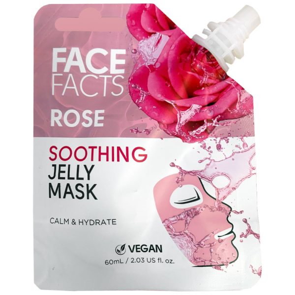 FACE FACTS ROSE SOOTHING JELLY MASK 60ML