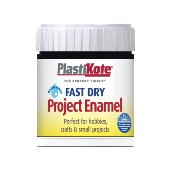 PLASTIKOTE B1 FAST DRY PROJECT ENAMEL PAINT 59ML - GLOSS BLACK