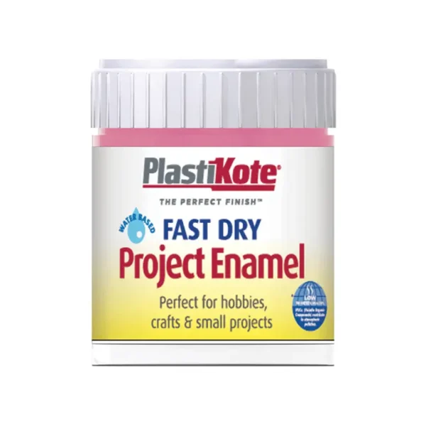 PLASTIKOTE B14 FAST DRY PROJECT ENAMEL PAINT 59ML - HOT PINK