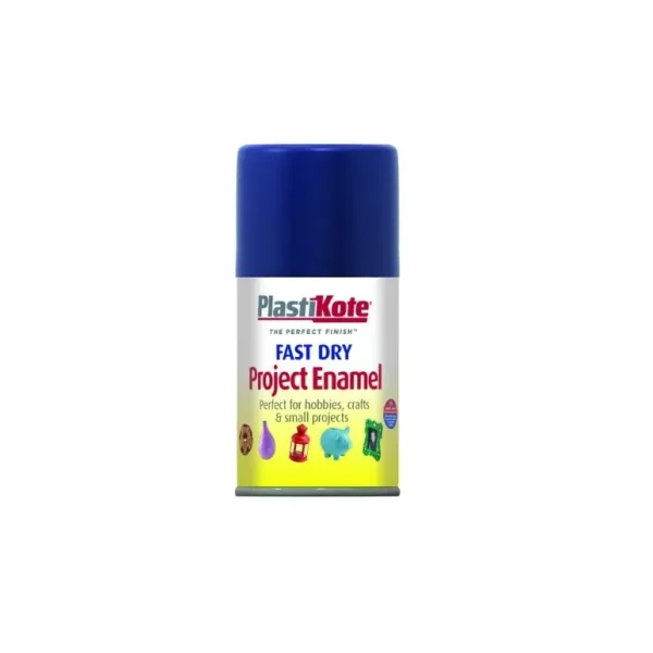 PLASTIKOTE PL103S FAST DRY ENAMEL SPRAY PAINT 100ML - NIGHT BLUE