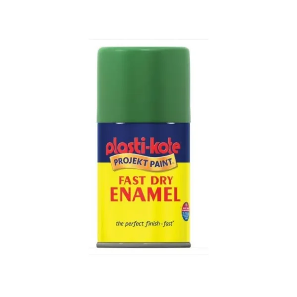 PLASTIKOTE PL104S FAST DRY ENAMEL SPRAY PAINT 100ML - GARDEN GREEN