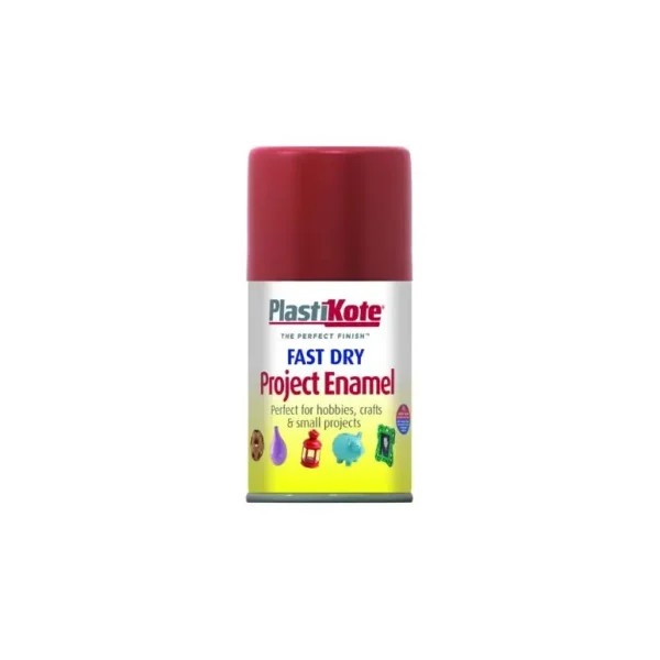 PLASTIKOTE PL106S FAST DRY ENAMEL SPRAY PAINT 100ML - INSIGNIA RED