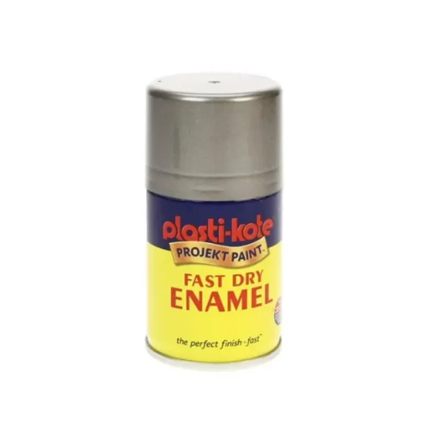 PLASTIKOTE PL159S FAST DRY ENAMEL SPRAY PAINT 100ML - PEWTER