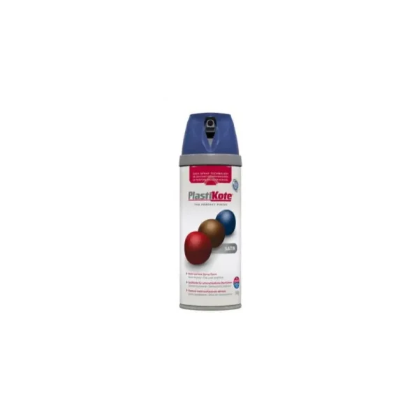 PLASTIKOTE PREMIUM TWIST & SPRAY MULTISURFACE SPRAY PAINT 400ML - SATIN NIGHT NAVY