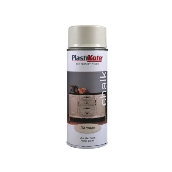 PLASTIKOTE CHALK FINISH SPRAY PAINT 400ML - OLD HESSIAN