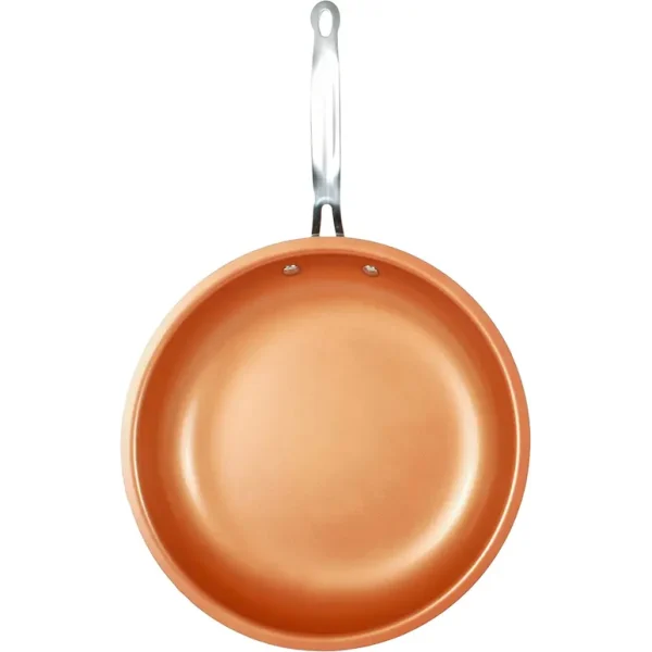 MASTERPAN MP-96 COPPER COLOUR NON STICK CERAMIC COATING FRY PANS 30CM