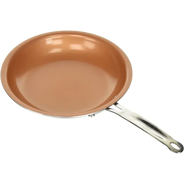 MASTERPAN MP-97 COPPER COLOUR NON STICK CERAMIC COATING FRY PANS 25CM