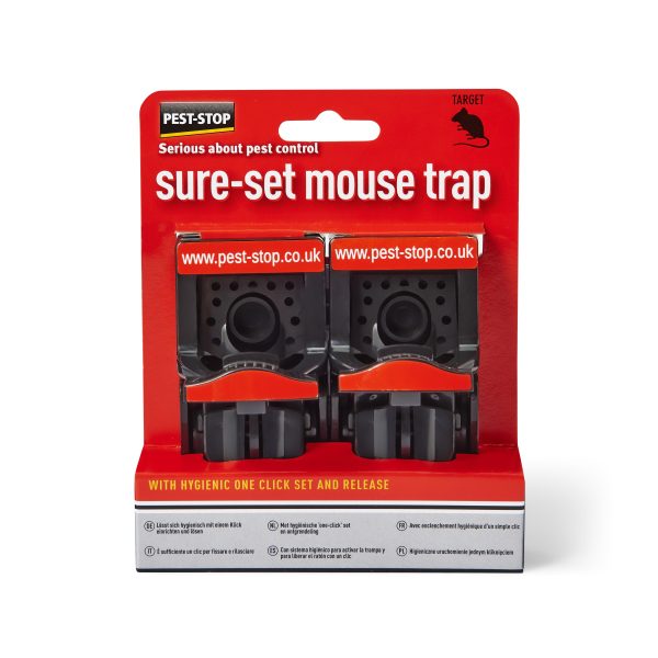 PEST-STOP SURE PLASTIC MOUSE TRAP PACK OF 2