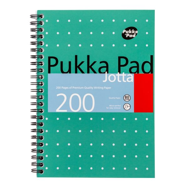 PUKKA A5 METALLIC JOTTA NOTE BOOK 200 PAGES