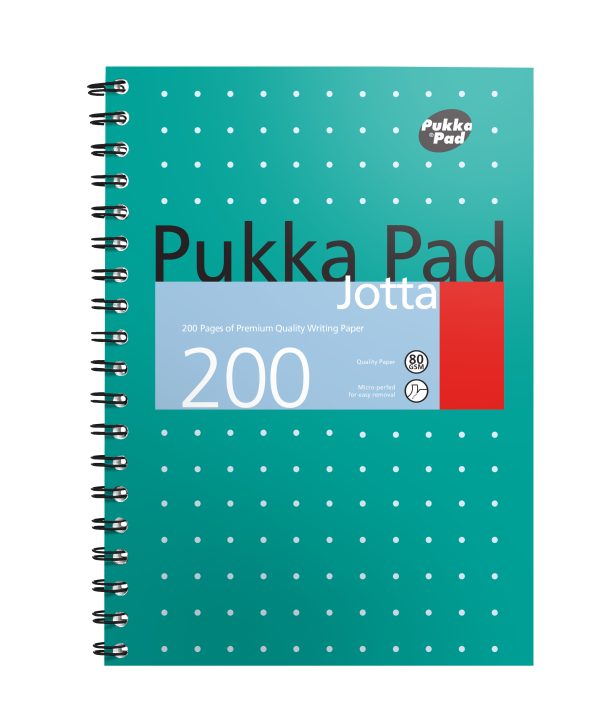 PUKKA B5 METALLIC JOTTA NOTE BOOK 200 PAGES