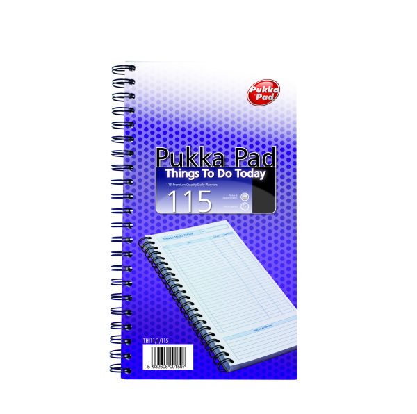 PUKKA THINGS TO DO TODAY NOTE BOOK 152MM X 280MM 115 SHEETS