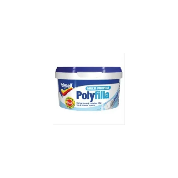 POLYCELL MULTI PURPOSE POLYFILLA READY MIX TUB 600GM