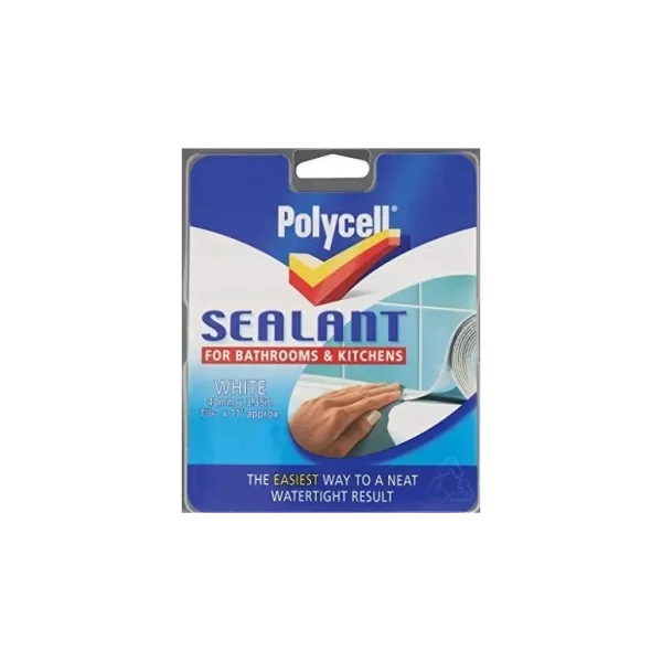 POLYCELL SEALANT BATHROOM & KITCHEN WHITE 41MM