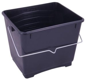 RODO BLACK PLASTIC PAINT SCUTTLE / BUCKET 5 LITRE