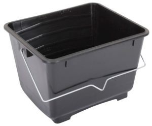 RODO BLACK PLASTIC PAINT SCUTTLE / BUCKET 2.5 LITRE
