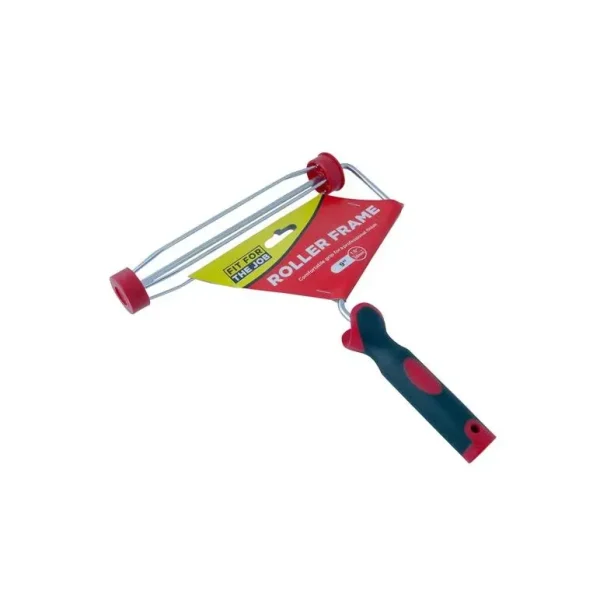 FIT FOR THE JOB SOFT GRIP CAGE PAINT ROLLER FRAME 9 INCH X 1.5