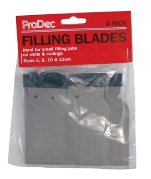 PRODEC BODY FILLER APPLICATOR / FLEXIBLE FILLING BLADES PACK OF 4