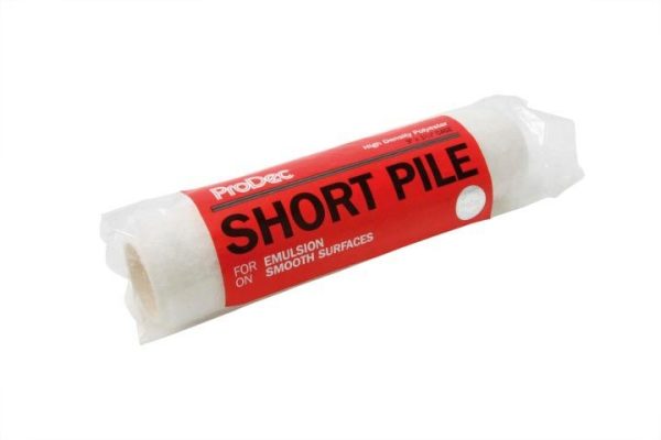 PRODEC CONTRACTOR SHORT PILE POLYESTER PAINT ROLLER SLEEVE 9 X 1.5