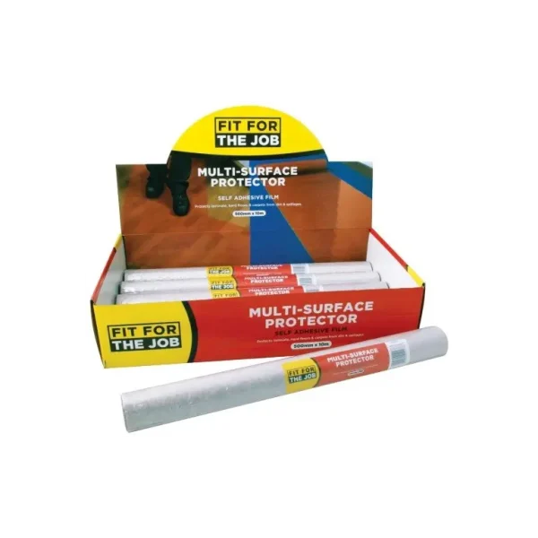 FIT FOR THE JOB MULTI-SURFACE PROTECTOR SELF ADHESIVE FILM 10M X 500MM