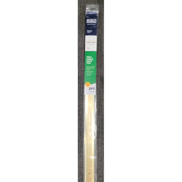 EXITEX VINYL - LAMINATE FLOORING / CARPET COVER THRESHOLD DOOR STRIP TRIM 914MM - GOLD