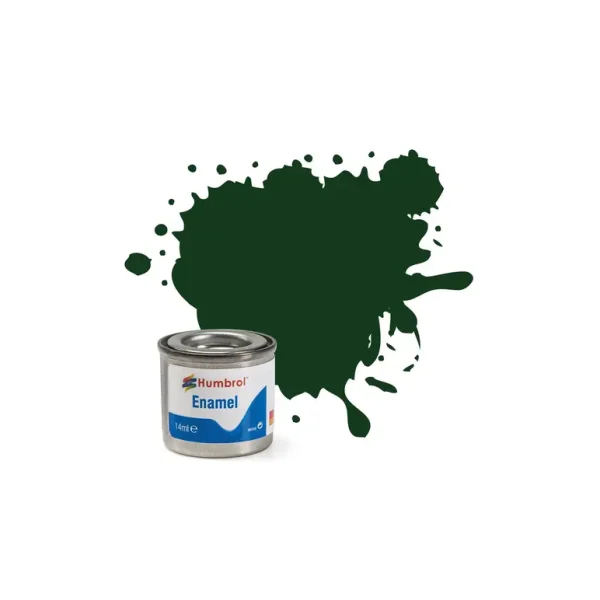 HUMBROL ENAMEL PAINT NO. 3 - BRUNSWICK GREEN