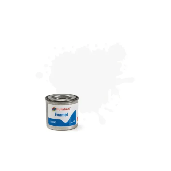 HUMBROL ENAMEL PAINT NO. 22 - WHITE