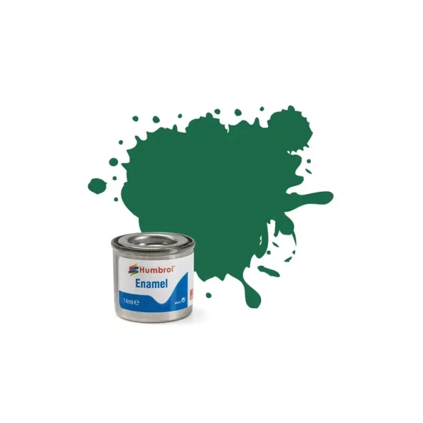 HUMBROL ENAMEL PAINT NO. 30 - MATT DARK GREEN