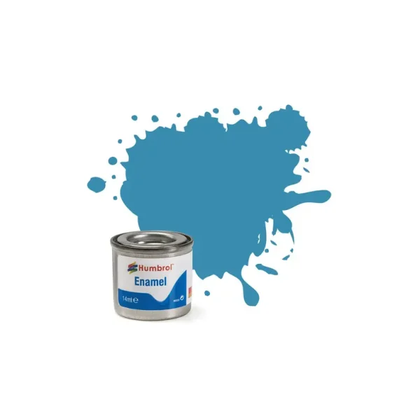 HUMBROL ENAMEL PAINT NO. 48 - MEDITERRANEAN BLUE